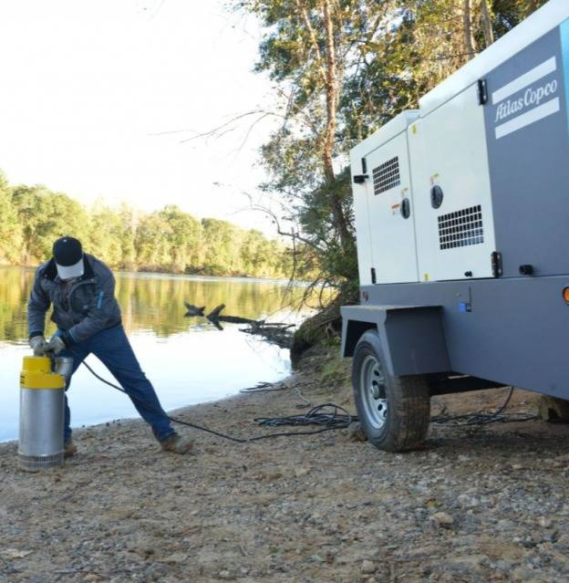 POMPA ZATAPIALNA WODY BRUDNEJ ATLAS COPCO WEDA D 50/3 N FS