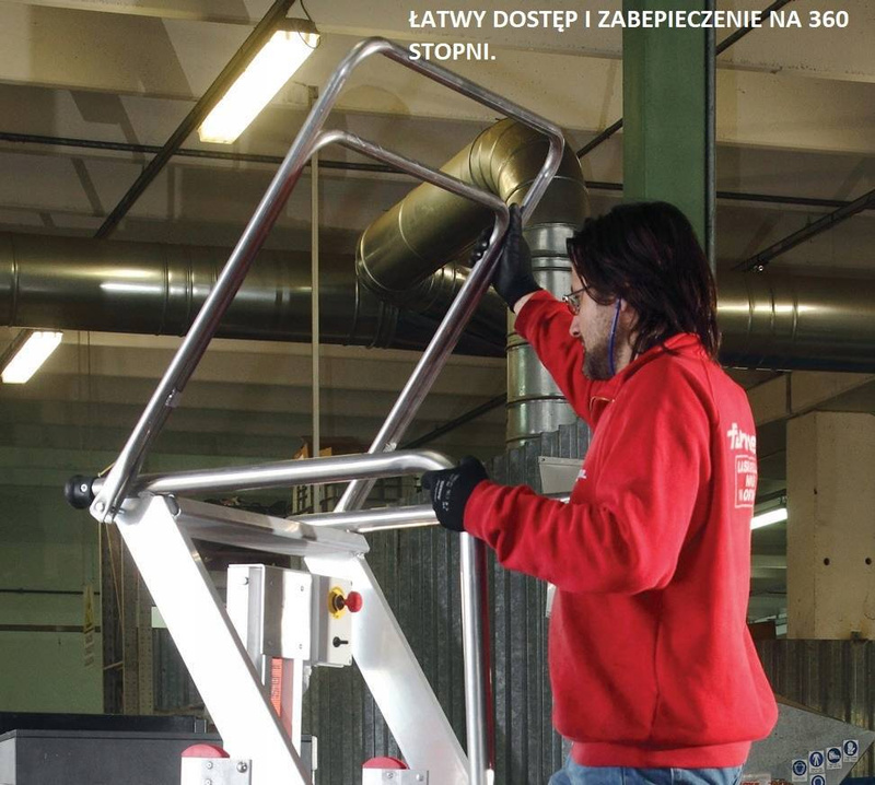 DRABINA MAGAZYNOWA JEZDNA 250/MFT.7 FARAONE 3,92M