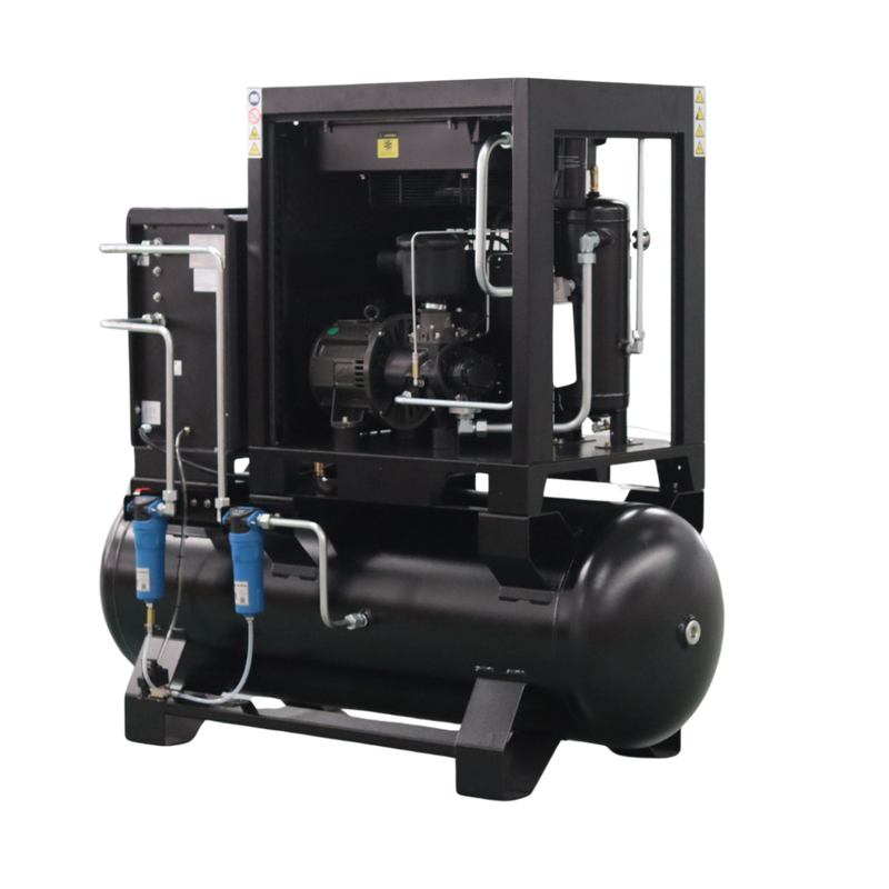 KOMPRESOR POWIETRZA ŚRUBOWY VIBER-SYSTEM INV11-500 Z OSUSZACZEM I FALOWNIKIEM