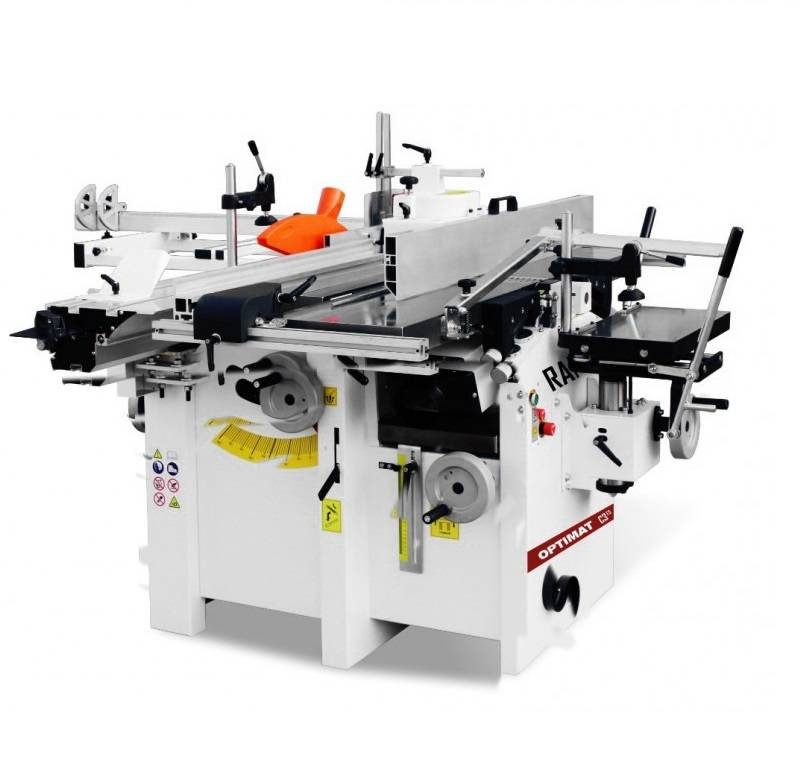 MASZYNA WIELOCZYNNOŚCIOWA, 5-FUNKCYJNA Z WAŁEM NOŻOWYM OPTIMAT RAPTOR C3-F5 (STRUGARKA, GRUBOŚCIÓWKA, WIERTARKA, PIŁA TARCZOWA, FREZARKA)