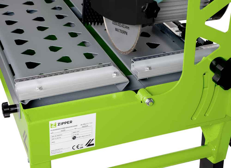 PRZECINARKA STOLIKOWA DO PŁYTEK, GLAZURY, KAMIENIA ZIPPER ZI-FS200-720