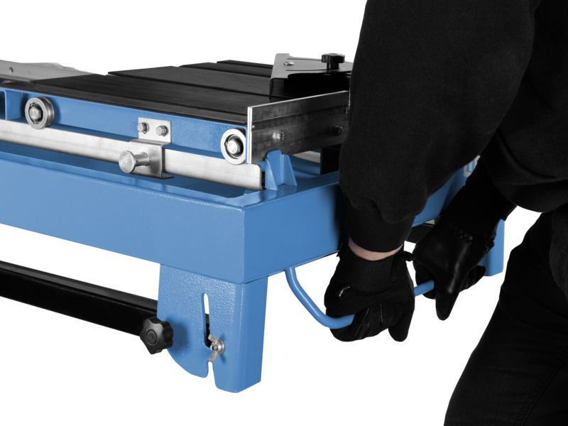 ELEKTRYCZNA PRZECINARKA STOLIKOWA TYROLIT TBE400 (DŁUGOŚĆ CIĘCIA 600 MM, GŁĘBOKOŚĆ CIĘCIA 125 MM)