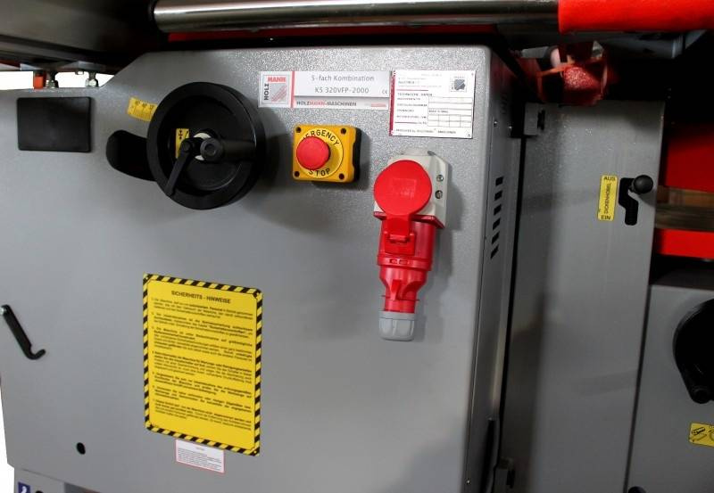 URZĄDZENIE WIELOFUNKCYJNE HOLZMANN K5 320VFP-2000 (STUGARKA, GRUBOŚCIÓWKA, PILARKA TARCZOWA, FREZARKA)