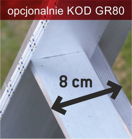 DRABINA WIELOFUNKCYJNA 3-ELEMENTOWA FARAONE SERIA 150.3 MOD. ST450/3N 11,11M