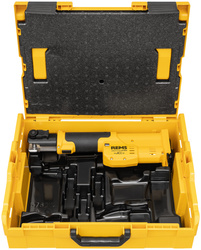 REMS MINI-PRESS S 22 V ACC AKUMULATOROWA PRASA PROMIENIOWA Z WYMUSZONYM POWROTEM BASIC-PACK (BEZ AKUMULATORA I ŁADOWARKI) 10-40 MM, 3/8 - 1 1/4 "