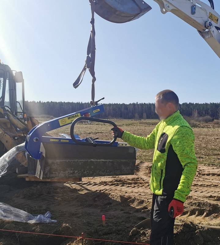 AUTOMATYCZNY CHWYTAK DO KRAWĘŻNIKÓW ZAWIESZANY MIMAL ACK