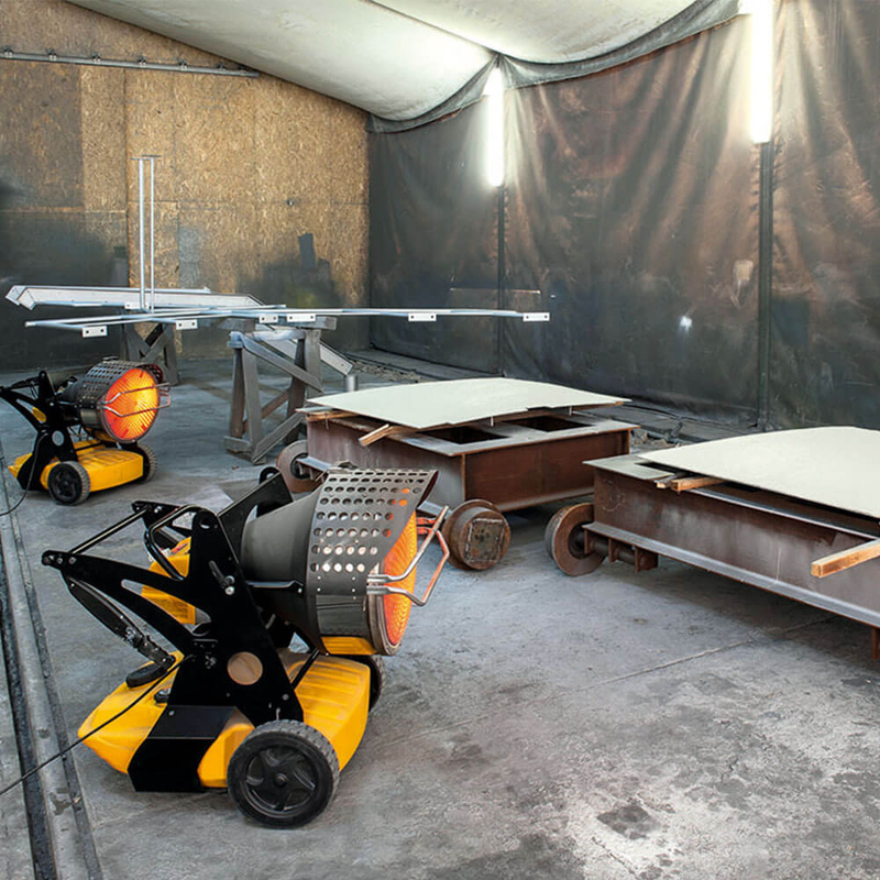 OLEJOWY PROMIENNIK PODCZERWIENI Z PALNIKIEM MASTER XL 9 SR (2-STOPNIOWY)