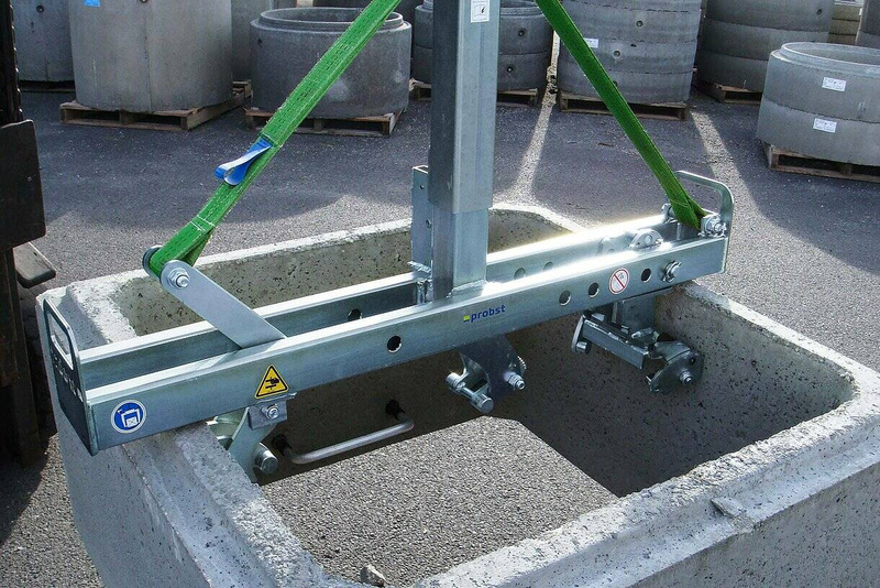 ZAWIESZANY CHWYTAK MONTAŻOWY DO KRĘGÓW I STOŻKÓW STUDZIENEK PROBST SVZ-ECO