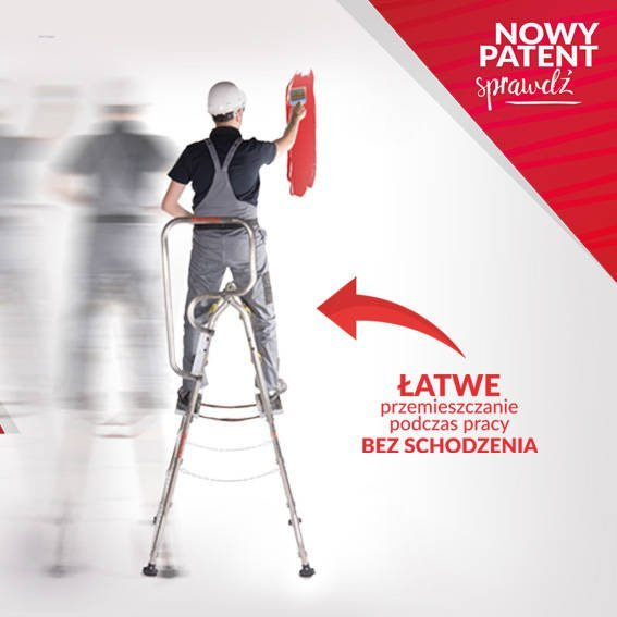 PLATFORMA SKŁADANA PRZEZNACZONA DO PRAC TYNKARSKICH I MALARSKICH PPP6 3,50M