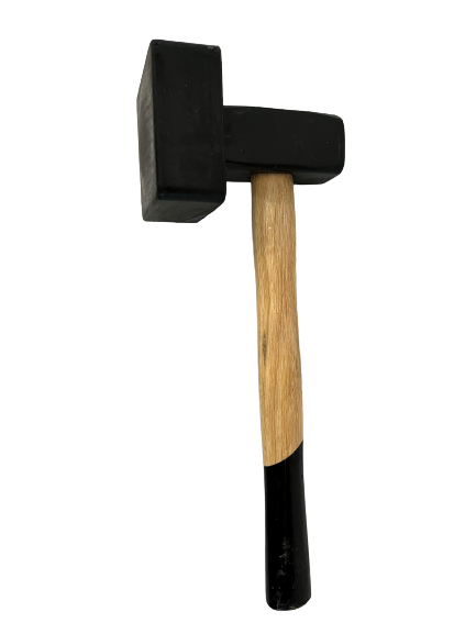 MŁOTEK BRUKARSKI MDGROUP 1,5 KG Z KWADRATOWĄ GUMĄ