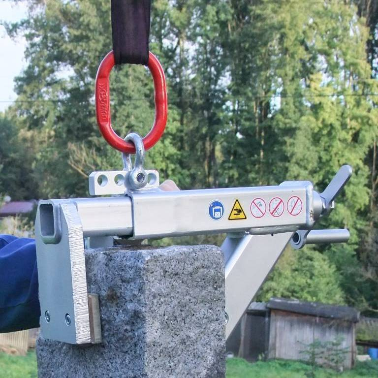 ZAWIESZANY CHWYTAK DO PALISAD GRANITOWYCH PROBST SLS-8/20-G-VA