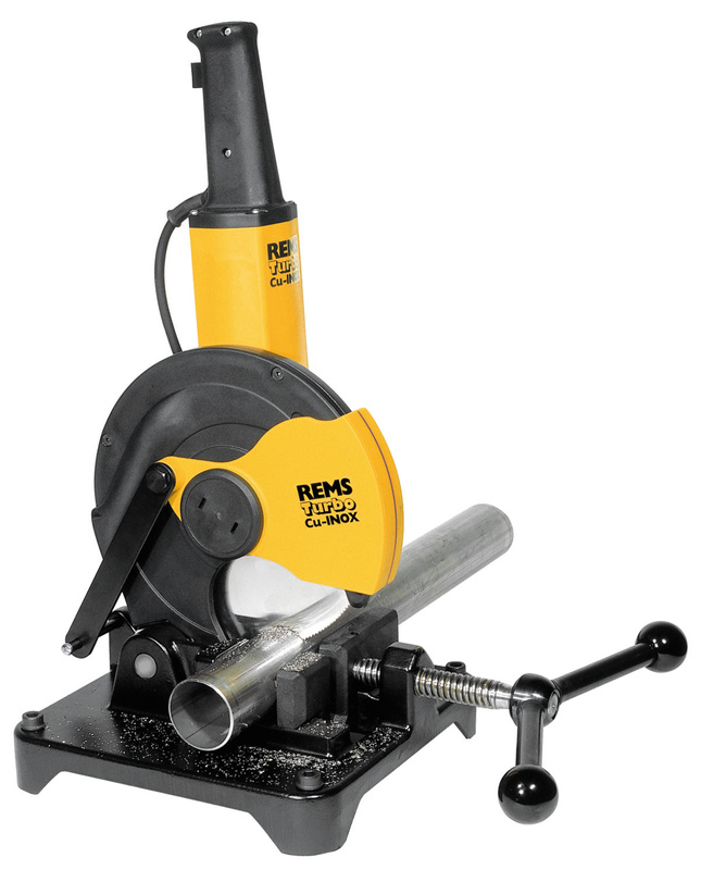 ELEKTRYCZNA PILARKA TARCZOWA DO RUR REMS TURBO CU-INOX PODSTAWA + TARCZA