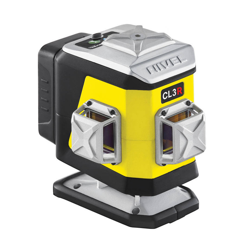 CZERWONY MULTILASER KRZYŻOWY NIVEL SYSTEM CL3R (3x360°) BLUETOOTH + STATYW SJJ-M1 EX + CZUJNIK LASEROWY RD800