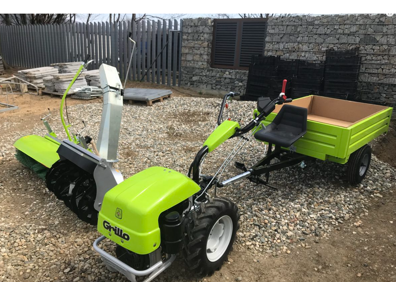 PRZYCZEPA TRANSPORTOWA DLA CIĄGNIKÓW JEDNOOSIOWYCH GRILLO G 55, G 85, G 85D, G 107D, G 110 i G 131