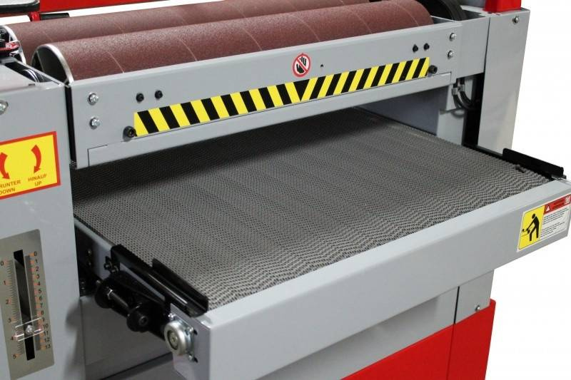 SZLIFIERKA SZEROKOTAŚMOWA DWU WALCOWA PROFI HOLZMANN ZS 640P 400V