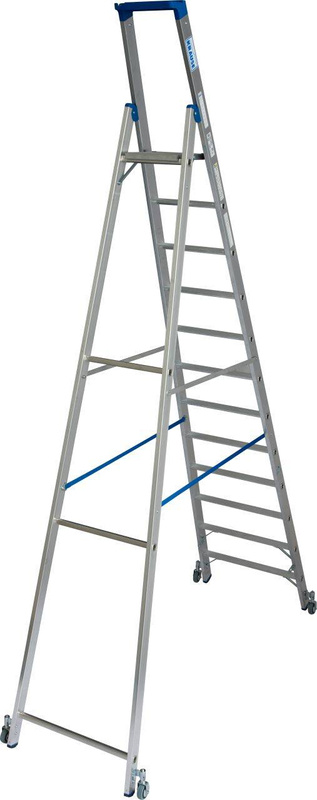 DRABINA WOLNOSTOJĄCA SKŁADANA JEZDNA KRAUSE STABILO 12 STOPNIOWA (WYS. ROBOCZA 4,8 M)