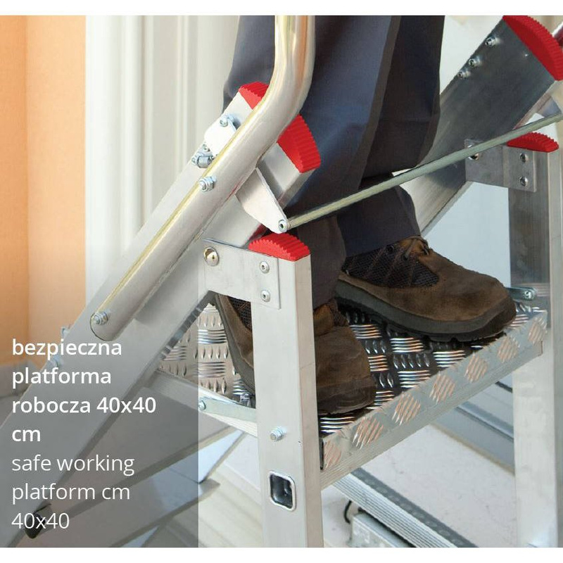 SCHODY PROFESJONALNE DLA BUDOWNICTWA I PRZEMYSŁU FARAONE CM50.03 2,48M