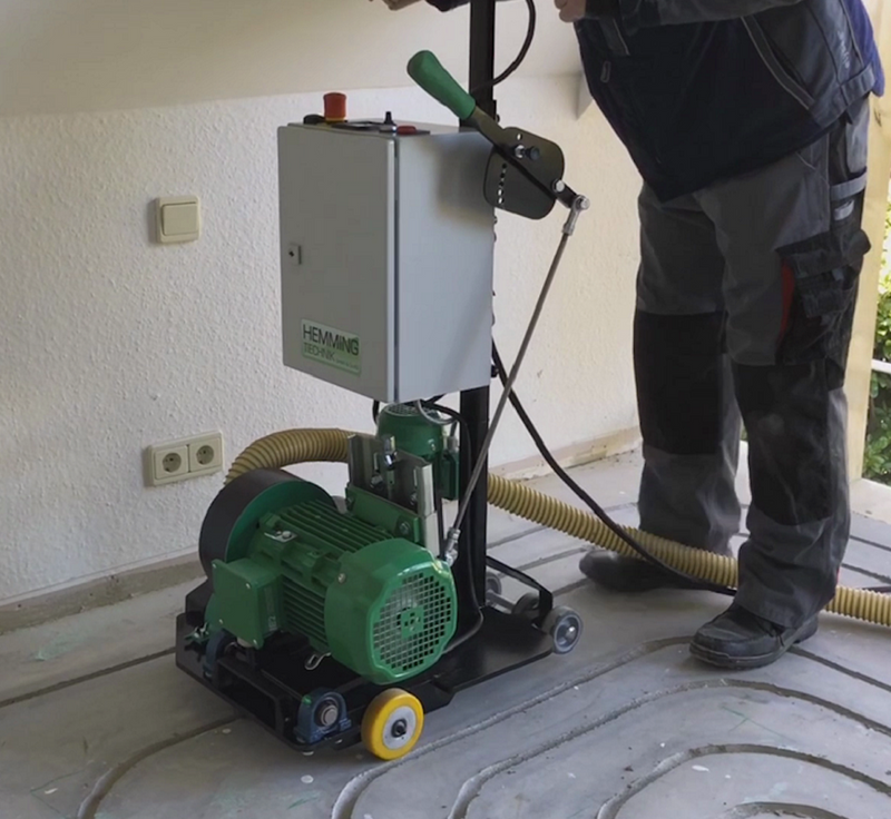 FREZARKA PODŁOGOWA DO ROWKÓW AUTOMATYCZNY POSUW ELEKTRYCZNA HEMMING TECHNIK HE-120 400V AUTOMATIC