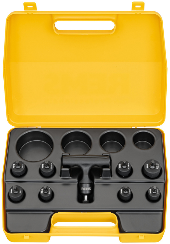 REMS KALIGRATE ZES ZESTAW DO KALIBROWANIA I GRATOWANIA ZEWNĘTRZNEGO I WEWNĘTRZNEGO RUR Ø 14–63 MM SET ALLROUND 26 14×2+16×2+16×2,25+18×2+20×2+ 20×2,25+20×2,5+25×2,5/26×3