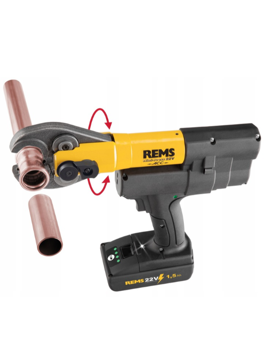 REMS MINI-PRESS 22V ACC AKUMULATOROWA PRASA PROMIENIOWA + 3 CĘGI GRATIS