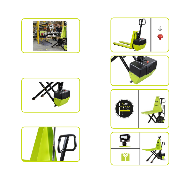 WÓZEK PALETOWY PRAMAC HX10E 1150 x 680