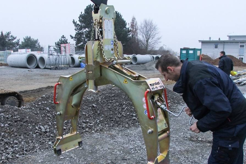 ZAWIESZANY CHWYTAK DO RUR BETONOWYCH PROBST RG-75/125-SAFELOCK