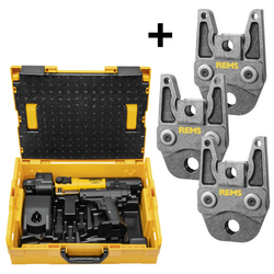 REMS MINI-PRESS S 14 V AKUMULATOROWA PRASA PROMIENIOWA Z WYMUSZONYM POWROTEM + 3 CĘGI
