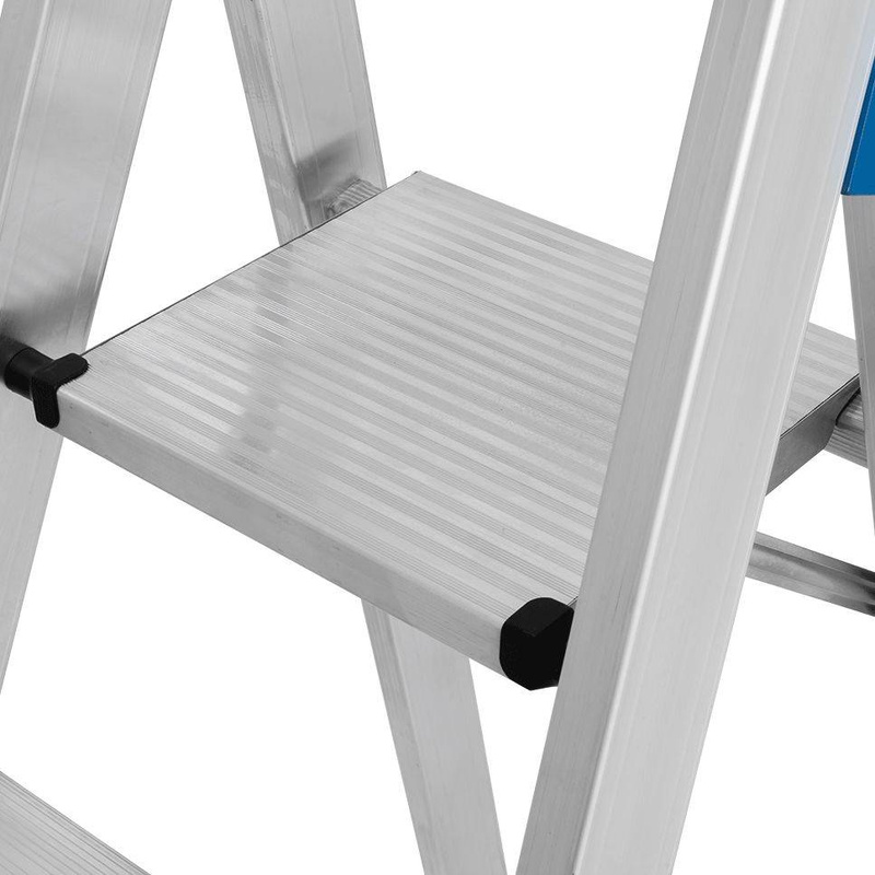 DRABINA WOLNOSTOJĄCA SKŁADANA JEZDNA, ZE STABILIZATORAMI KRAUSE STABILO 10 STOPNIOWA (WYS. ROBOCZA 4,35 M)