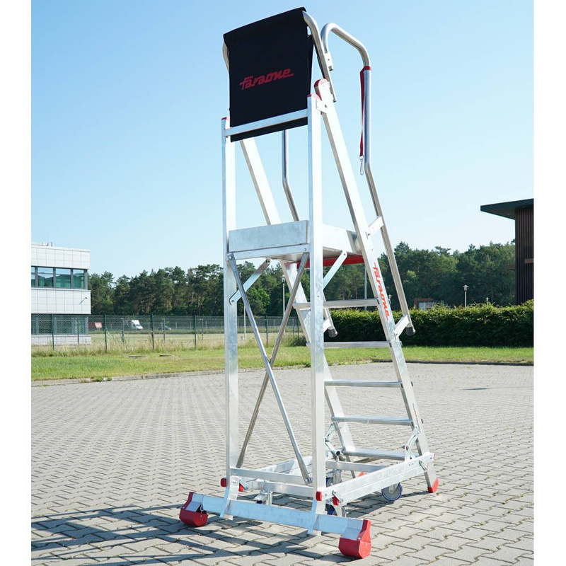 DRABINA MAGAZYNOWA PRZEJEZDNA SAMOBLOKUJĄCA FARAONE 100/SMLT 2,97M