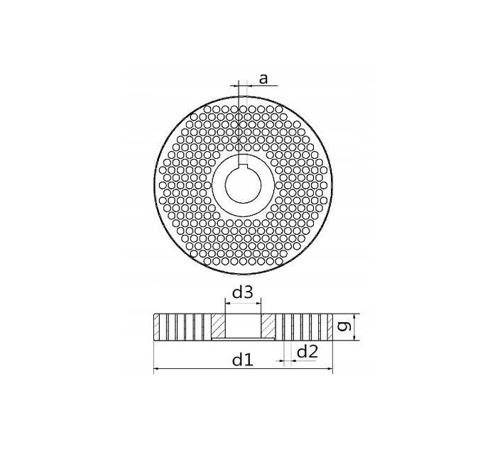 PELECIARKA GRANULATOR PASZY PELETU OPTIMAT PP260PRO PLUS Z OBUDOWĄ 250 KG/H - Ø 229 MM