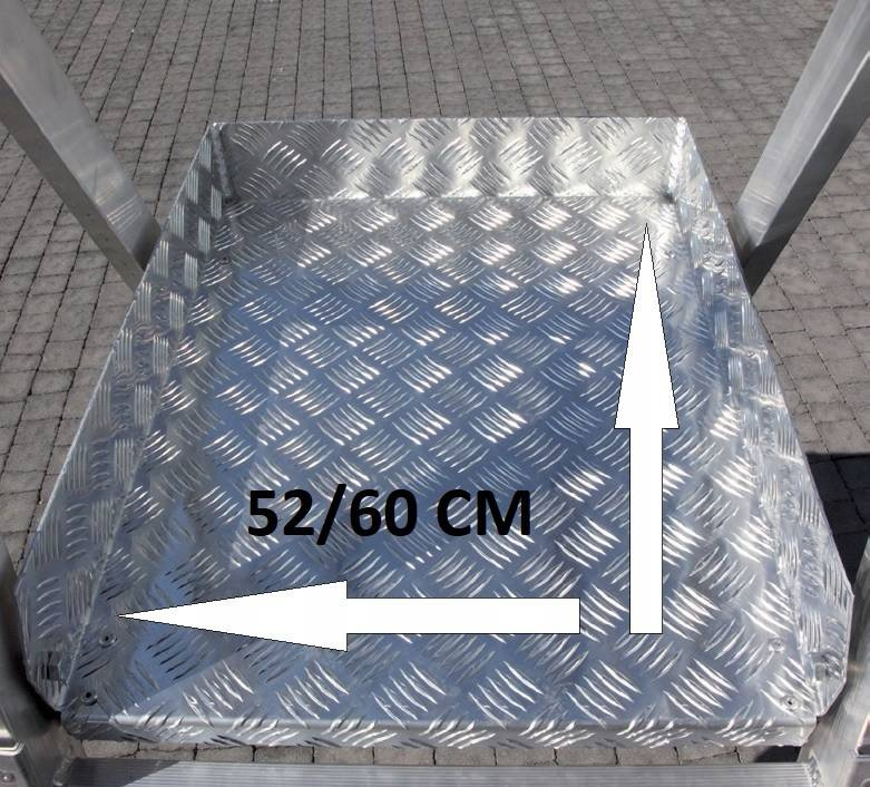 DRABINA MAGAZYNOWA FARAONE 4 STOPNIOWA 100/SMT 2,78M