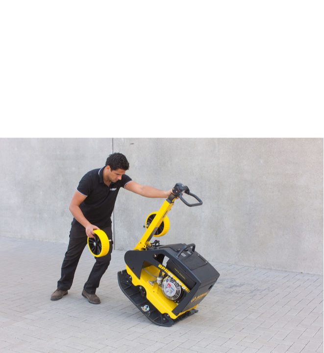 ZAGĘSZCZARKA REWERSYJNA 245 KG BOMAG BPR 35/60 D/E (600 MM, HATZ 1B20, DIESEL)