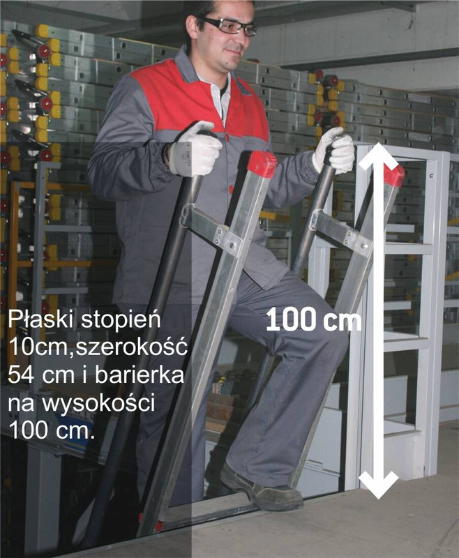 DRABINA PRZYSTAWNA ZE STABILIZATOREM FARAONE 450.SAS.7 3,16M