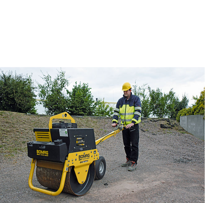 WALEC JEDNOBĘBNOWY BOMAG BW 71 E-2 (DIESEL)