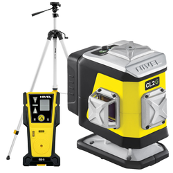 ZIELONY MULTILASER KRZYŻOWY NIVEL SYSTEM CL2G (2x360°) BLUETOOTH +STATYW SJJ-M1 EX + CZUJNIK CLS-5