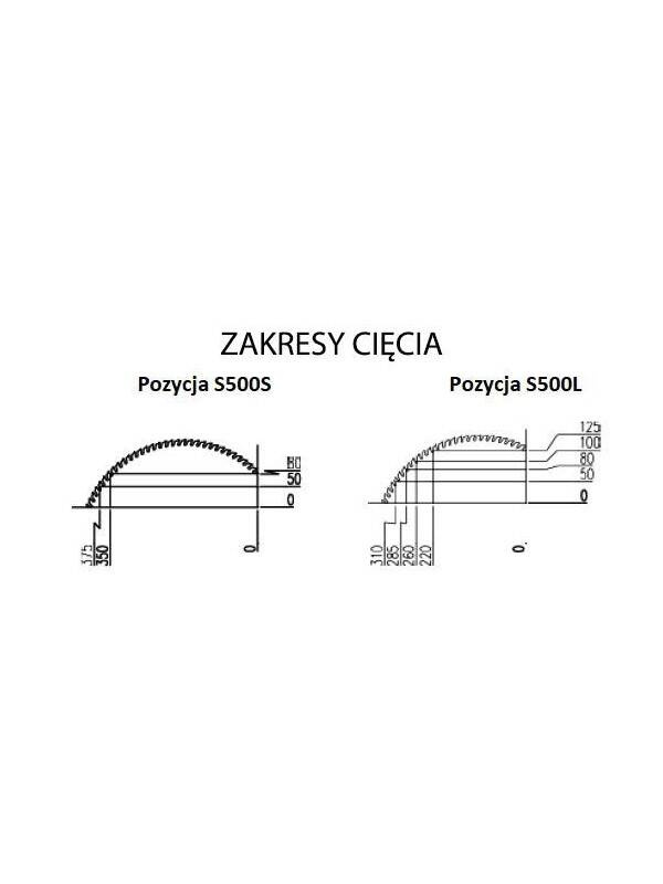 PIŁA POPRZECZNA,OPTYMALIZERKA OPTIMAT CROSS CUT S500
