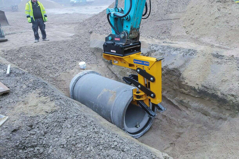 ZAWIESZANY CHWYTAK DO UKŁADANIA RUR BETONOWYCH PROBST RVD-4,5-ECO