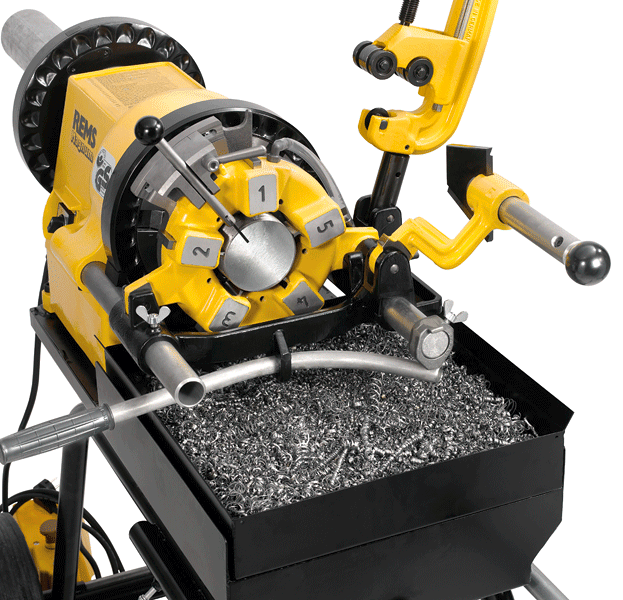 REMS MAGNUM 3000 L-T MASZYNA DO GWINTOWANIA, OBCINANIA, GRATOWANIA, WYOBLANIA