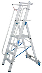 DRABINA WOLNOSTOJĄCA, JEZDNA I SKŁADANA Z DUŻĄ PLATFORMĄ KRAUSE STABILO 4 STOPNIOWA (WYS. ROBOCZA 2,95M)