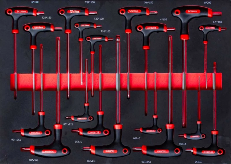 SZAFKA NARZĘDZIOWA SERWISOWA, WÓZEK NARZĘDZIOWY VIBER-SYSTEM SZN259 Z WYPOSAŻENIEM 258 ELEMENTÓW