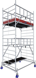 RUSZTOWANIE JEZDNE O POSZERZONEJ KONSTRUKCJI KRAUSE MONTO PROTEC XXL 2,00 M x 1,20 M (WYS. ROBOCZA 5,3 M)
