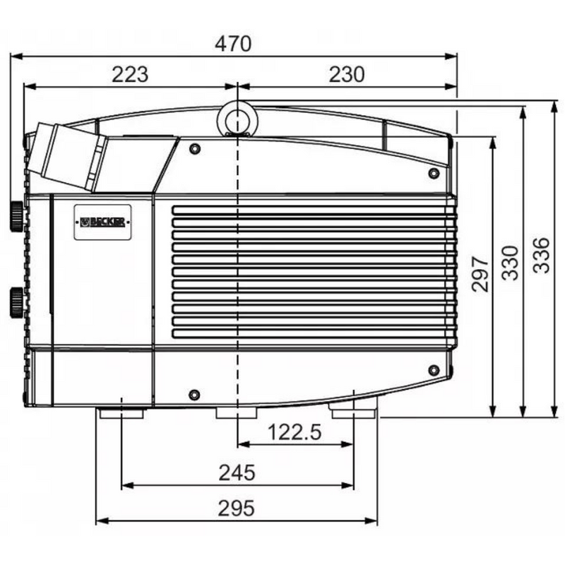 POMPA PRÓŻNIOWA BECKER KVT 3.140