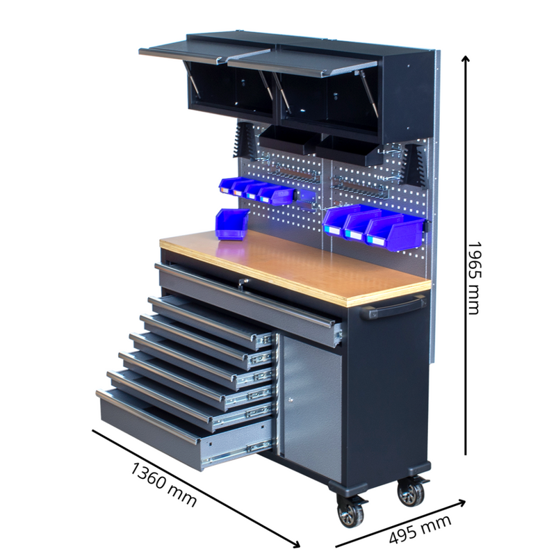 MOBILNY WÓZEK WARSZTATOWY VIBER-SYSTEM M1360 SZAFKA NARZĘDZIOWA