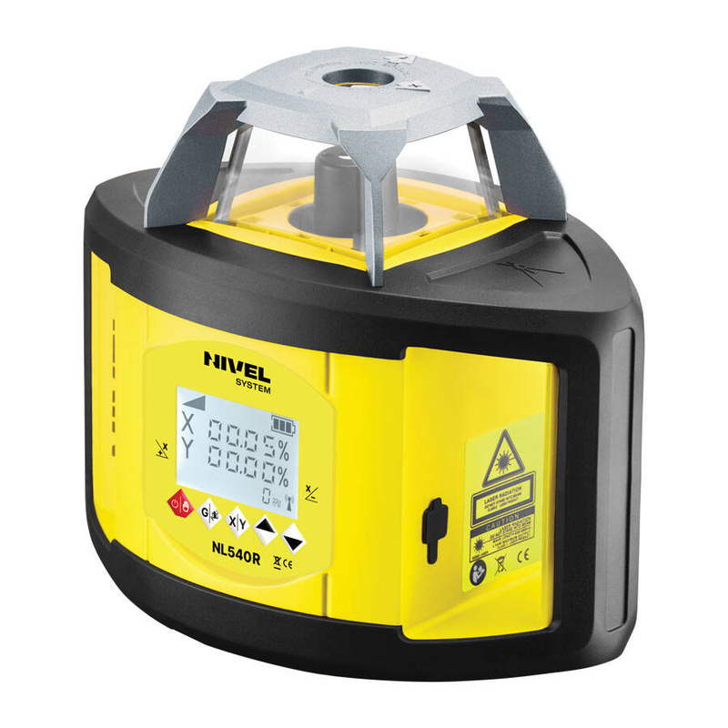 NIWELATOR LASEROWY NIVEL SYSTEM NL540R DIGITAL OBROTOWY + STATYW SJJ32 + ŁATA LASEROWA LS-24