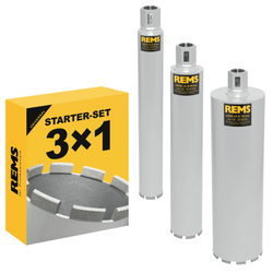 REMS UDKB LS SET 62-82-132 WIERTŁA KORONKOWE DIAMENTOWE ZESTAW STARTOWY
