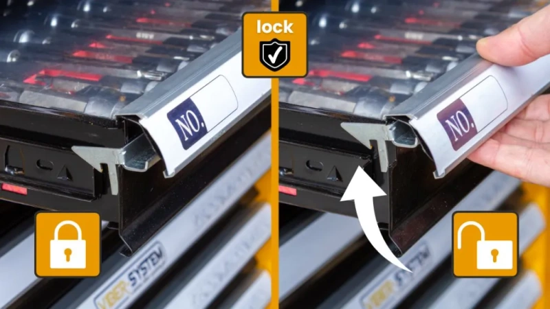 SZAFKA NARZĘDZIOWA SERWISOWA, WÓZEK NARZĘDZIOWY VIBER-SYSTEM SZN7 (BEZ WYPOSAŻENIA)