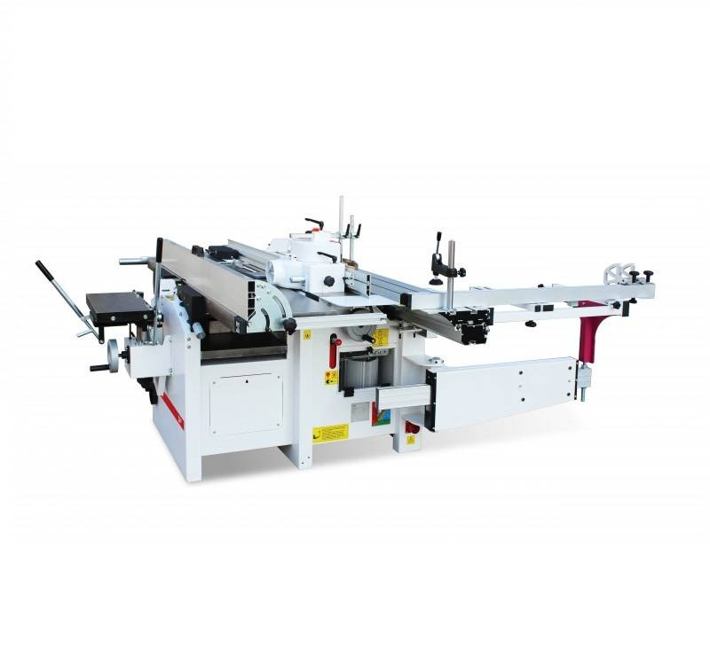 MASZYNA WIELOCZYNNOŚCIOWA, 5-FUNKCYJNA Z WAŁEM NOŻOWYM OPTIMAT RAPTOR C4-F5 (STRUGARKA, GRUBOŚCIÓWKA, WIERTARKA, PIŁA TARCZOWA, FREZARKA, PROWADNICA CZOPUJĄCA)