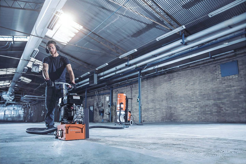 ELEKTRYCZNA FREZARKA DO BETONU HUSQVARNA CG 200 E + FREZ TCT Z BĘBNEM