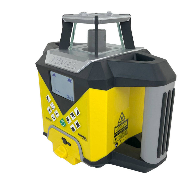 NIWELATOR LASEROWY OBROTOWY NIVEL SYSTEM NL720G DIGITAL Z AUTOWPASOWANIEM + STATYW SJJ32 + ŁATA LASEROWA LS-24