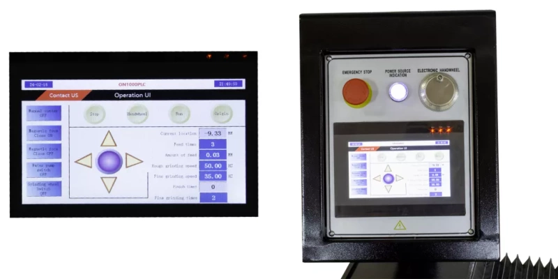 AUTOMATYCZNA SZLIFIERKA, OSTRZAŁKA, OSTRZARKA MAGNETYCZNA DO OSTRZENIA NOŻY, SKROBAKÓW, OBCINAREK VIBER-SYSTEM ON1000PLC